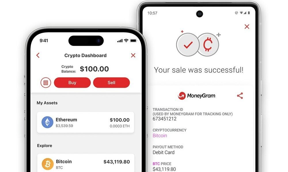 Moneygram permitirá comprar, gestionar y vender criptomonedas con su app